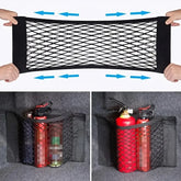 Car Storage Bag Double Mesh Trunk Storage Net,