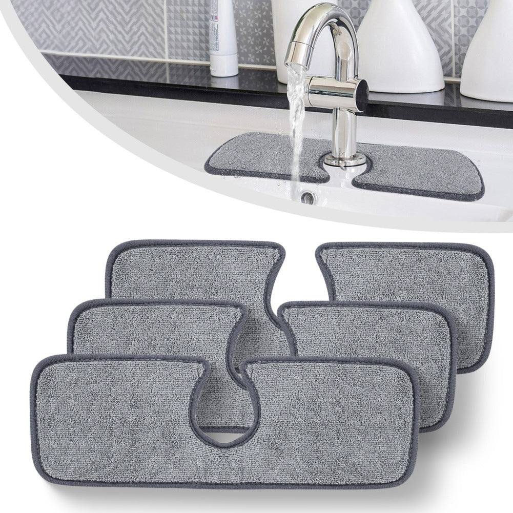 Faucet Splash Absorbent Microfiber Mat - Materiol