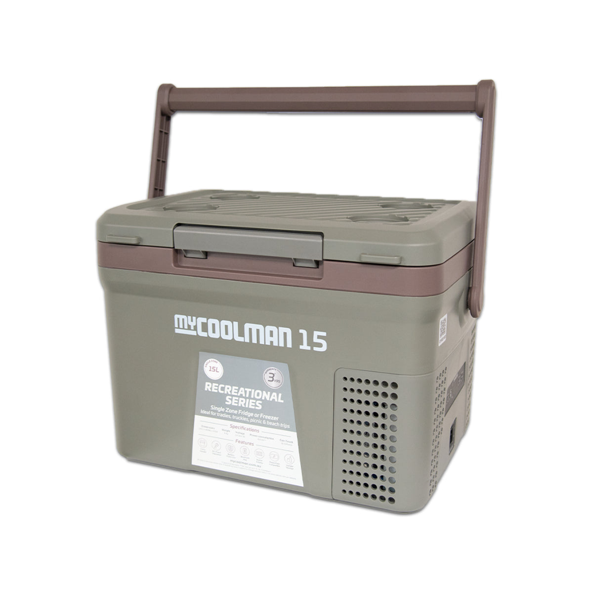 myCOOLMAN 15L Recreational Series Portable Fridge Freezer