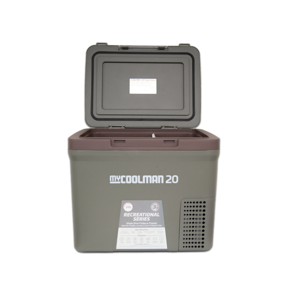 myCOOLMAN 20L Recreational Series Portable Fridge Freezer