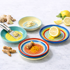 MATERIOL Handmade Ceramic Ginger & Garlic Grater – Fine Grinder for Fruits, Spices & Fresh Flavor (Backup)