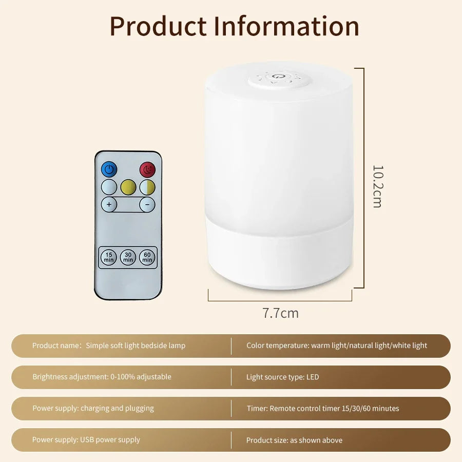 LED Touch Glow Night Light