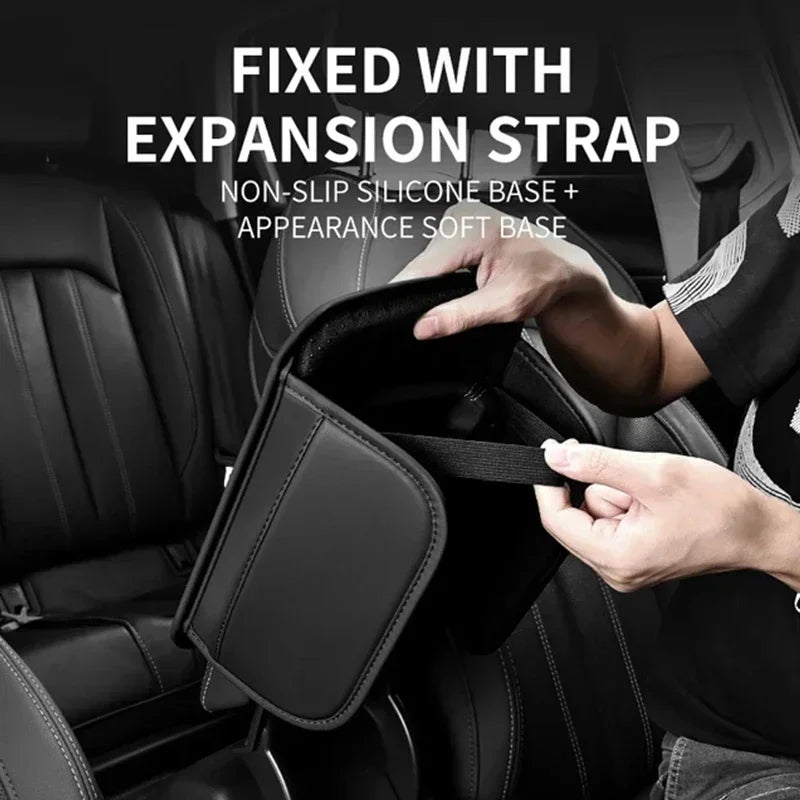 Car Armrest Box Pad Leather