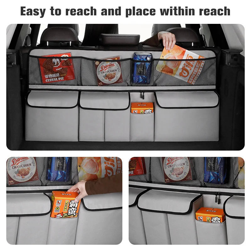 Car trunk storage bag