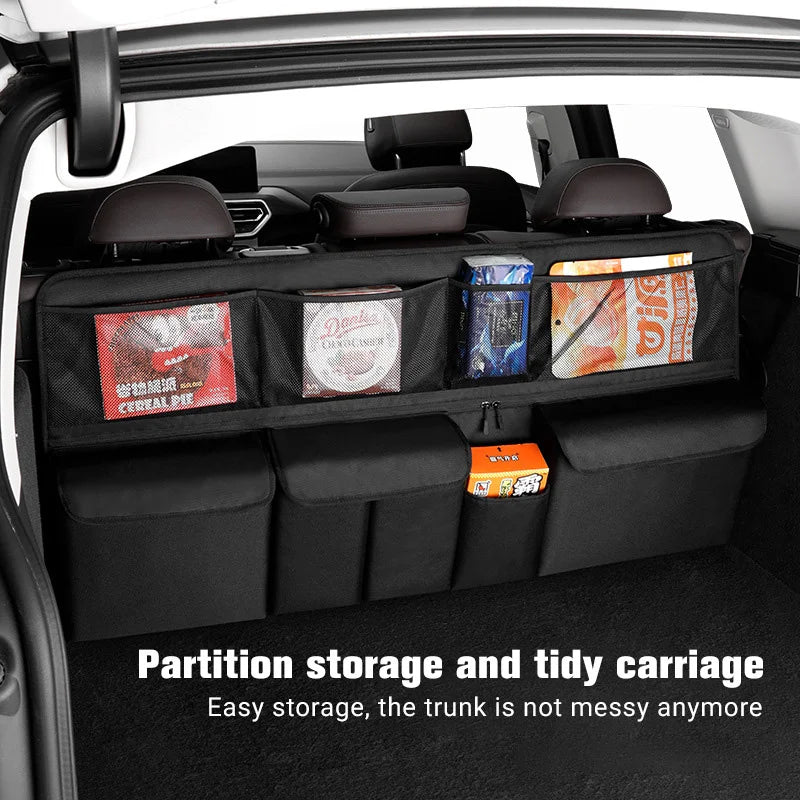 Car trunk storage bag