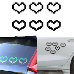 Mosaic Heart-shaped Pixel Heart-shaped