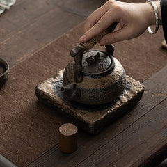 Hemp Rope Handle Dried Wood