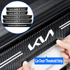 Car door panel protective stickers carbon fiber