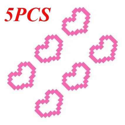 Mosaic Heart-shaped Pixel Heart-shaped