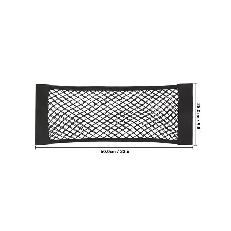 Car Storage Bag Double Mesh Trunk Storage Net,