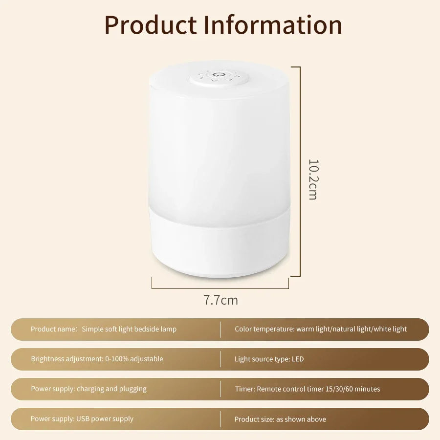 LED Touch Glow Night Light