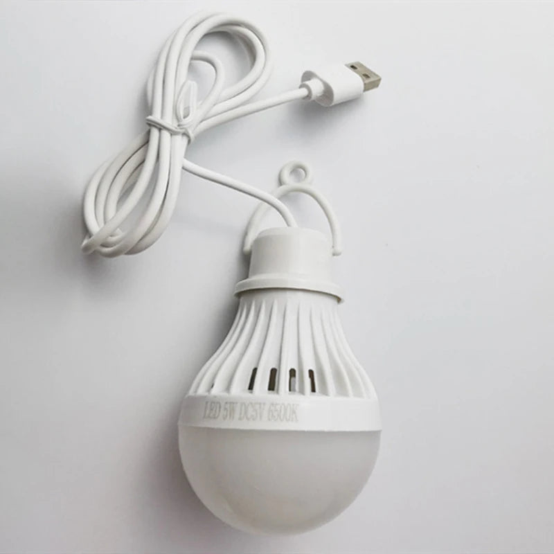 DC5V Led Lantern Camp Light Lamp Usb Emergency Bulb