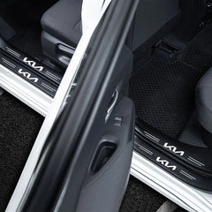 Car door panel protective stickers carbon fiber