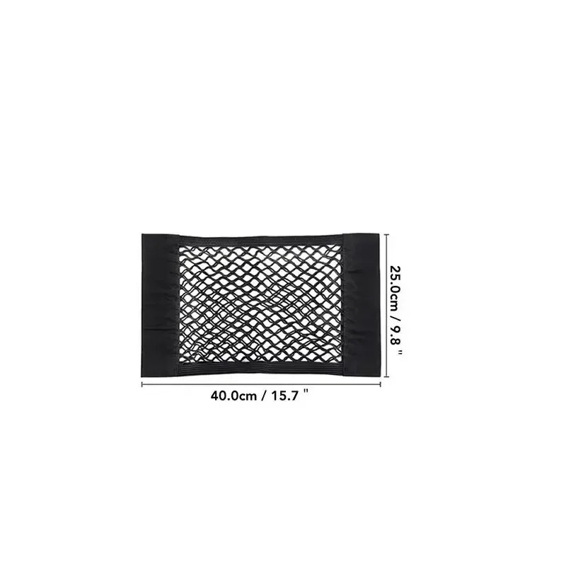 Car Storage Bag Double Mesh Trunk Storage Net,