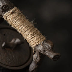 Hemp Rope Handle Dried Wood