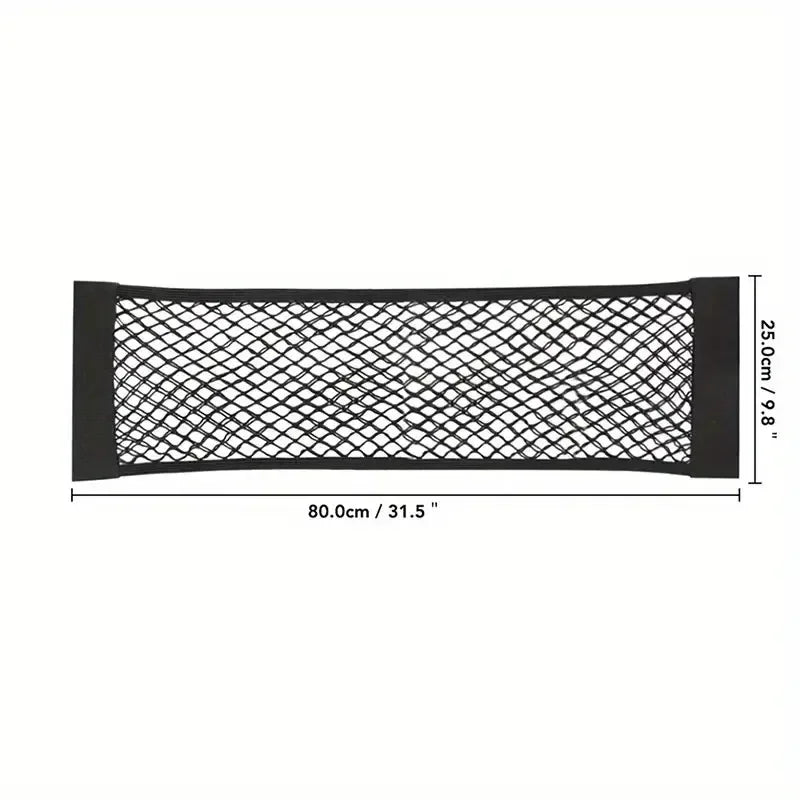 Car Storage Bag Double Mesh Trunk Storage Net,