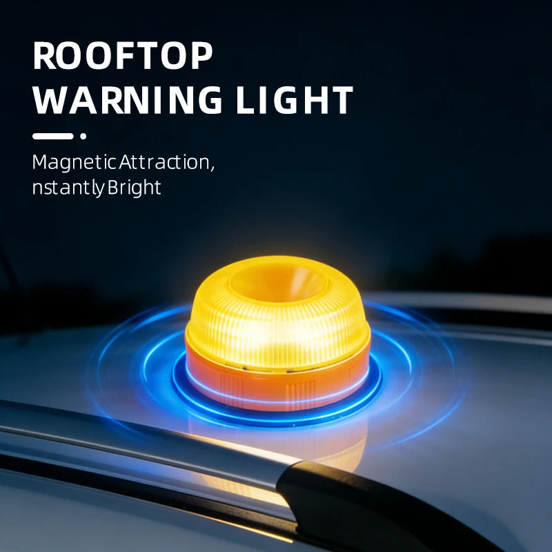 V16 Dual-Mode Magnetic Warning Light