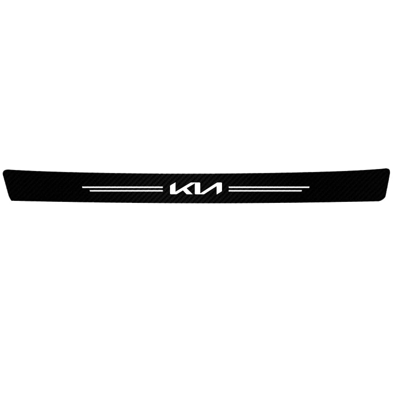 Car door panel protective stickers carbon fiber