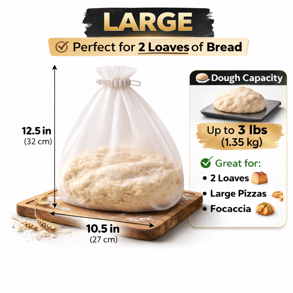 MATERIOL Food Grade Silicone Dough Mixing Bags (Offer)