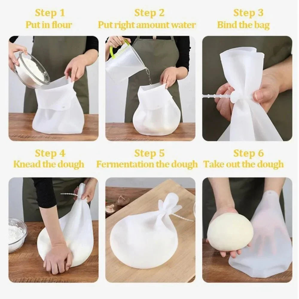 MATERIOL Food Grade Silicone Dough Mixing Bag