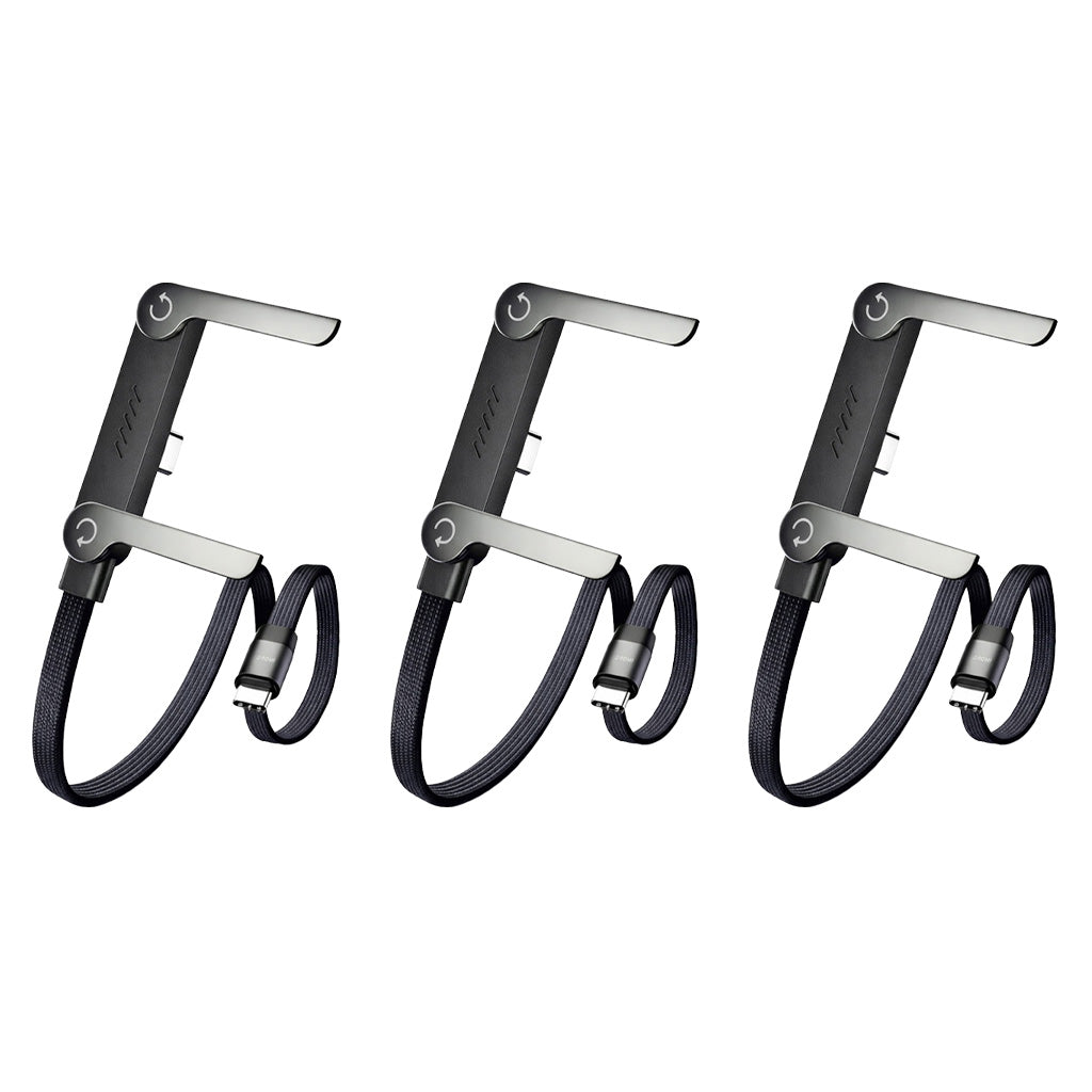 كابل شحن وحامل غير مرئي من ماتيريول 2 في 1 - سلك شحن سريع 240 واط مع حامل هاتف مدمج (عرض خاص)